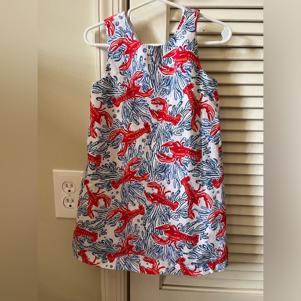 Tommy Bahama Girls Size 4 Lobster Dress